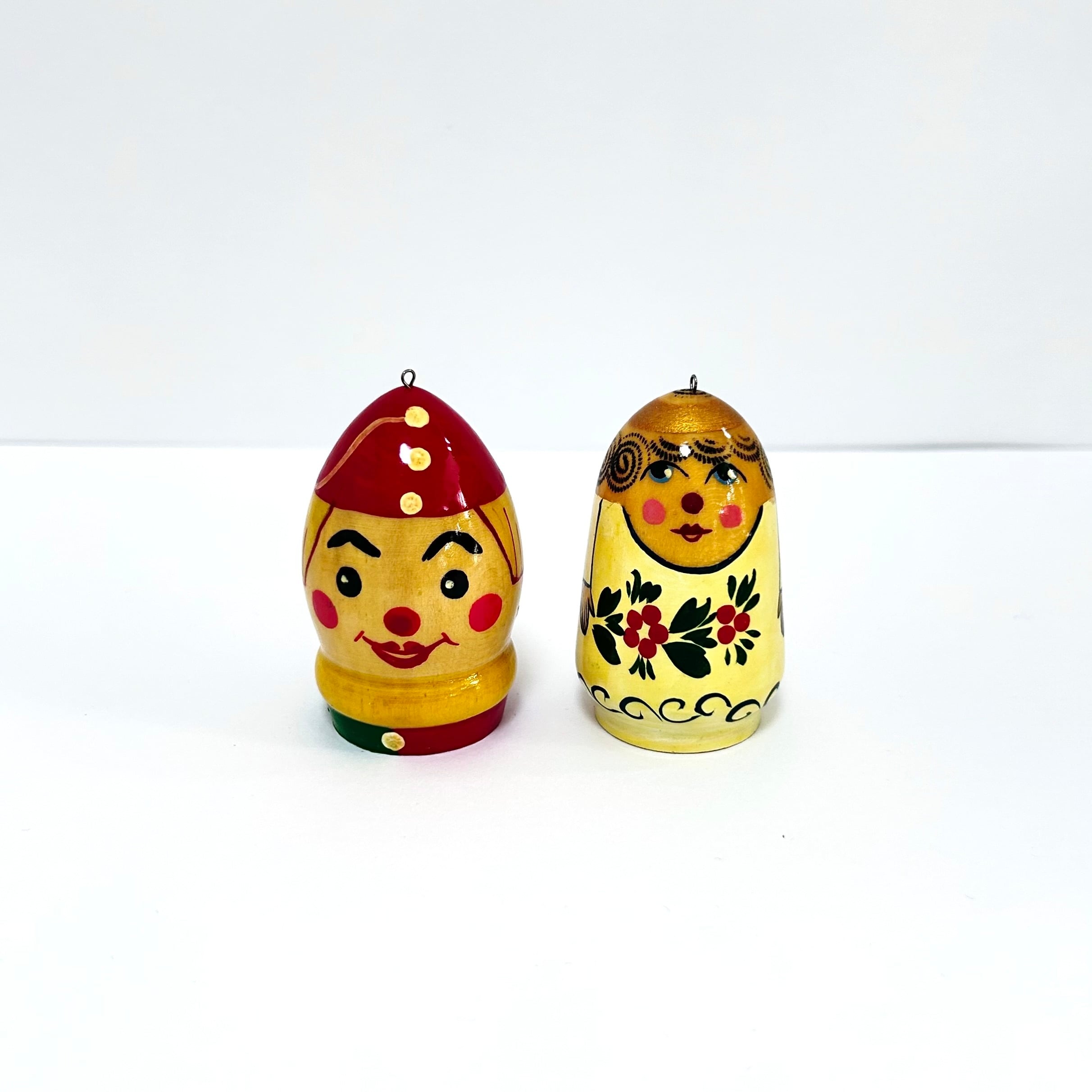 木製クリスマスオーナメント6P ロシア