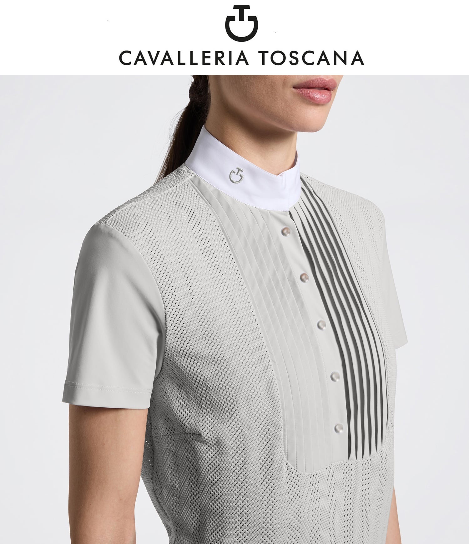 CavalleriaToscanaレディスSSシャツ CAD294PA100 | 乗馬用品