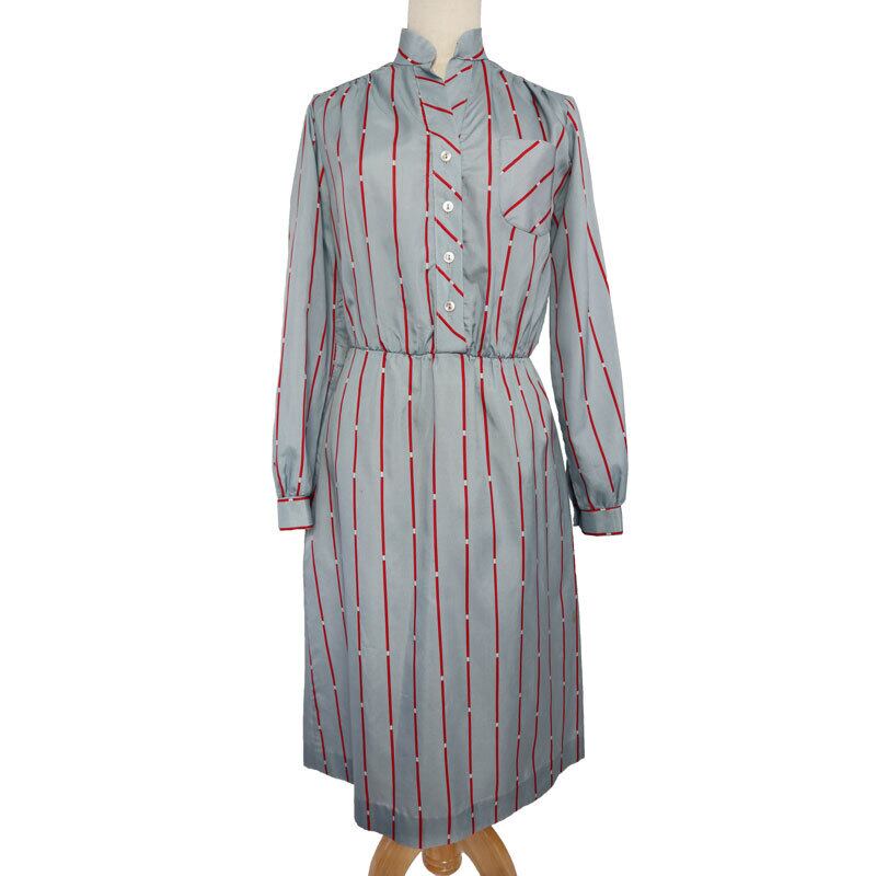 70年代 Blair グレー ストライプ レトロ コーデ 長袖 ワンピース 古着 ヴィンテージ Olg7100 古着 通販 レディースワンピースの 古着屋アルテアヴィンテージ 70年代 Blair グレー ストライプ レトロ コーデ 長袖 ワンピース 古着 ヴィンテージ Olg7100 古着 通販 レディースワンピースの 古着屋アルテアヴィンテージ