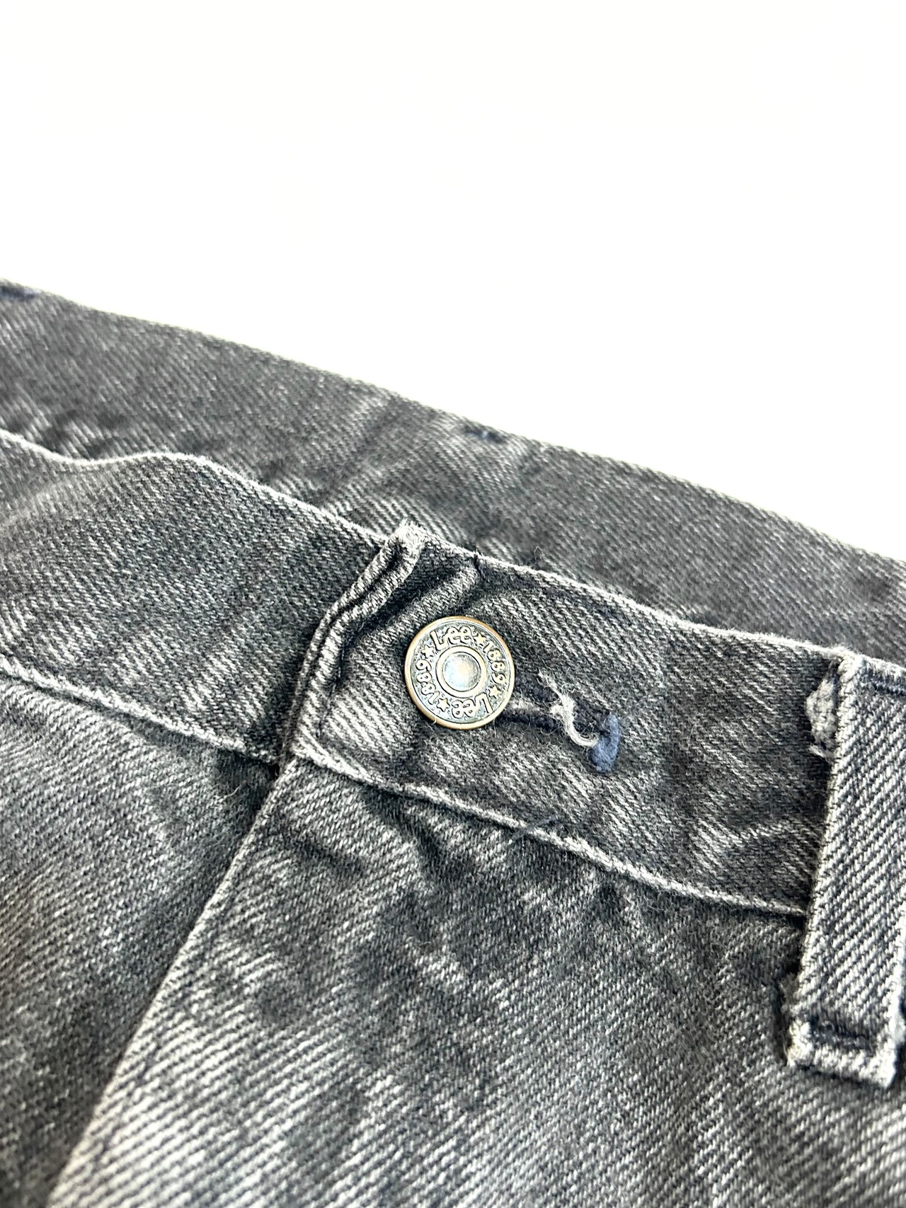 90s Lee 200 "BLACK" DENIM PANTS Size W35L30