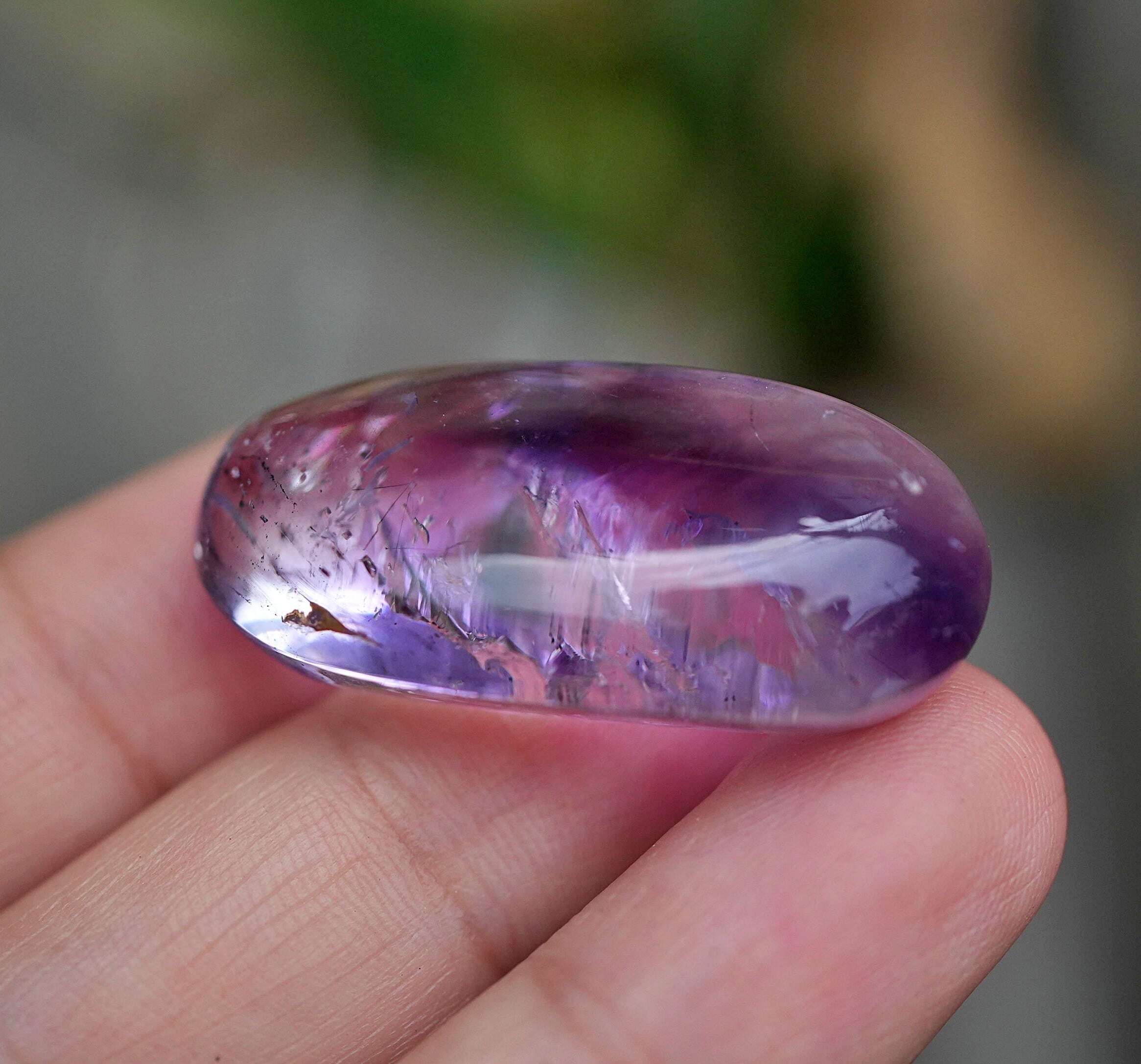 大粒☆アメシスト古代の水☆中粒☆水入り水晶 s1513 | Funky garuda