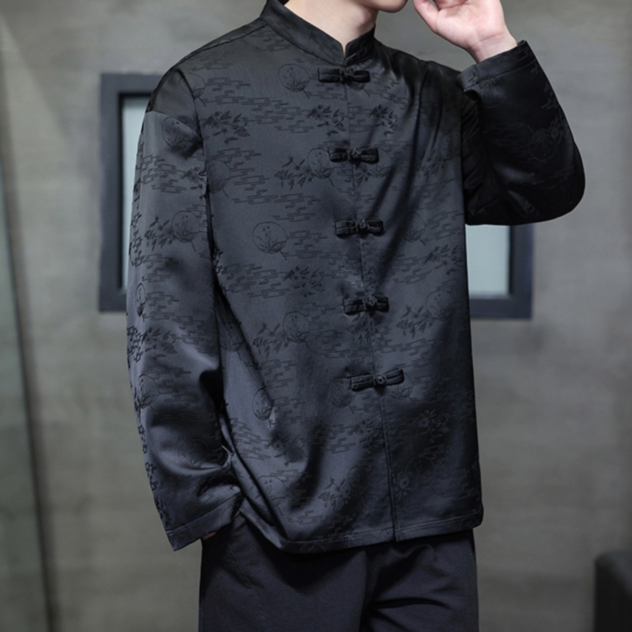 Frog Button Stand Collar Jacket TB2424・画像3