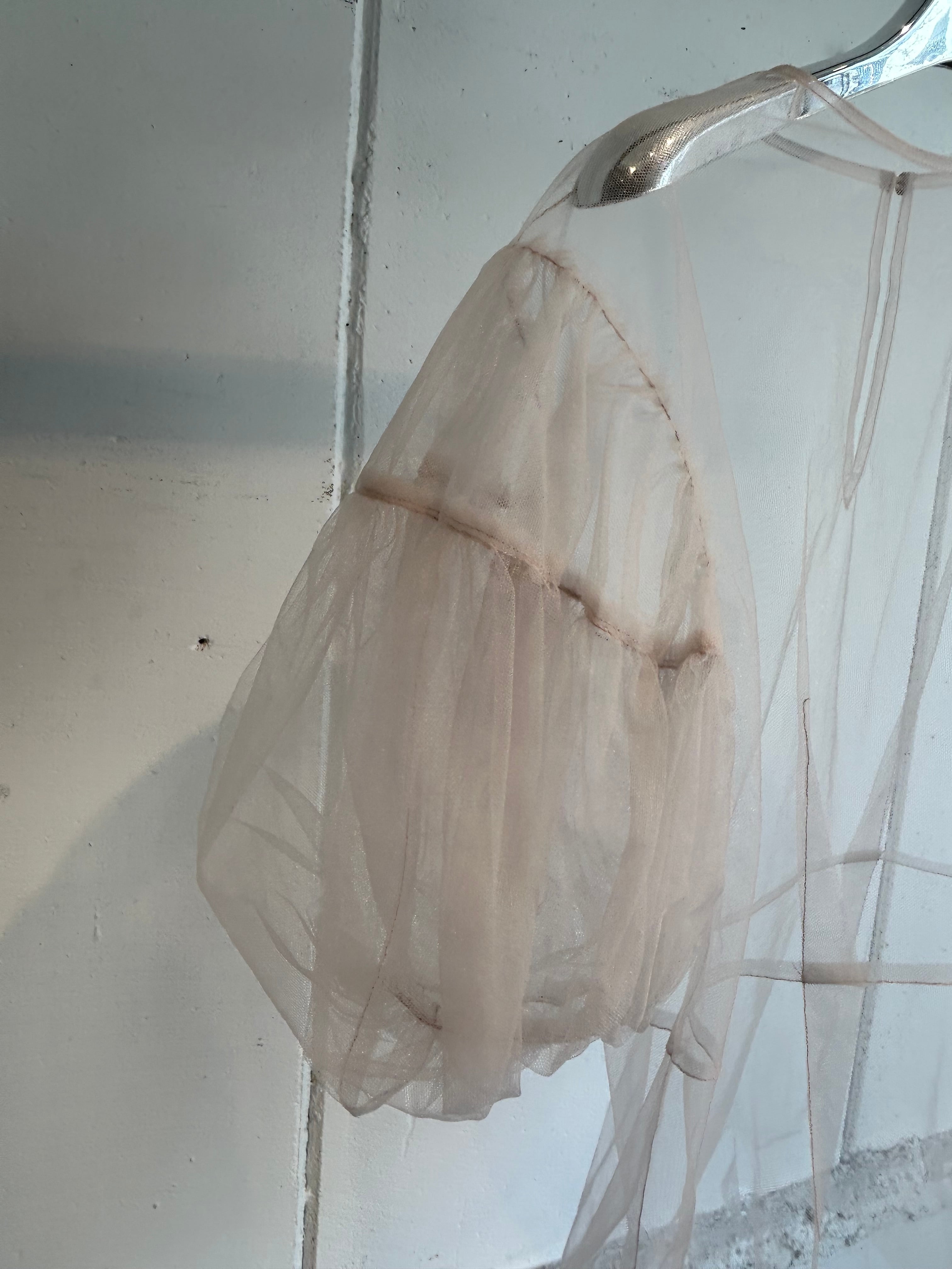 CHIKAKISADA 2pset tulle balloonsleeve tops | AAR