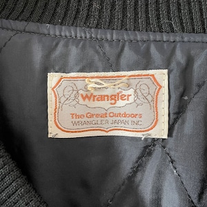 【Wrangler】ウールジャケット バッファローチェック ブロックチェック アウター 古着