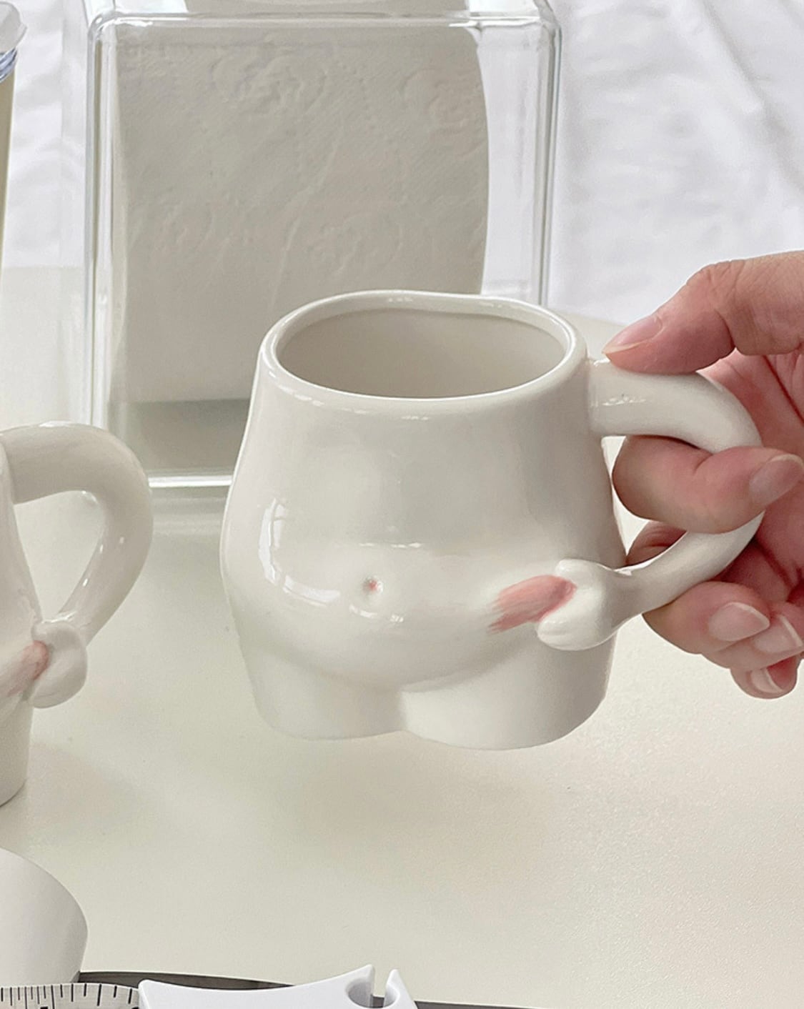 unique tummy mug 300ml / ユニーク タミー マグカップ コップ