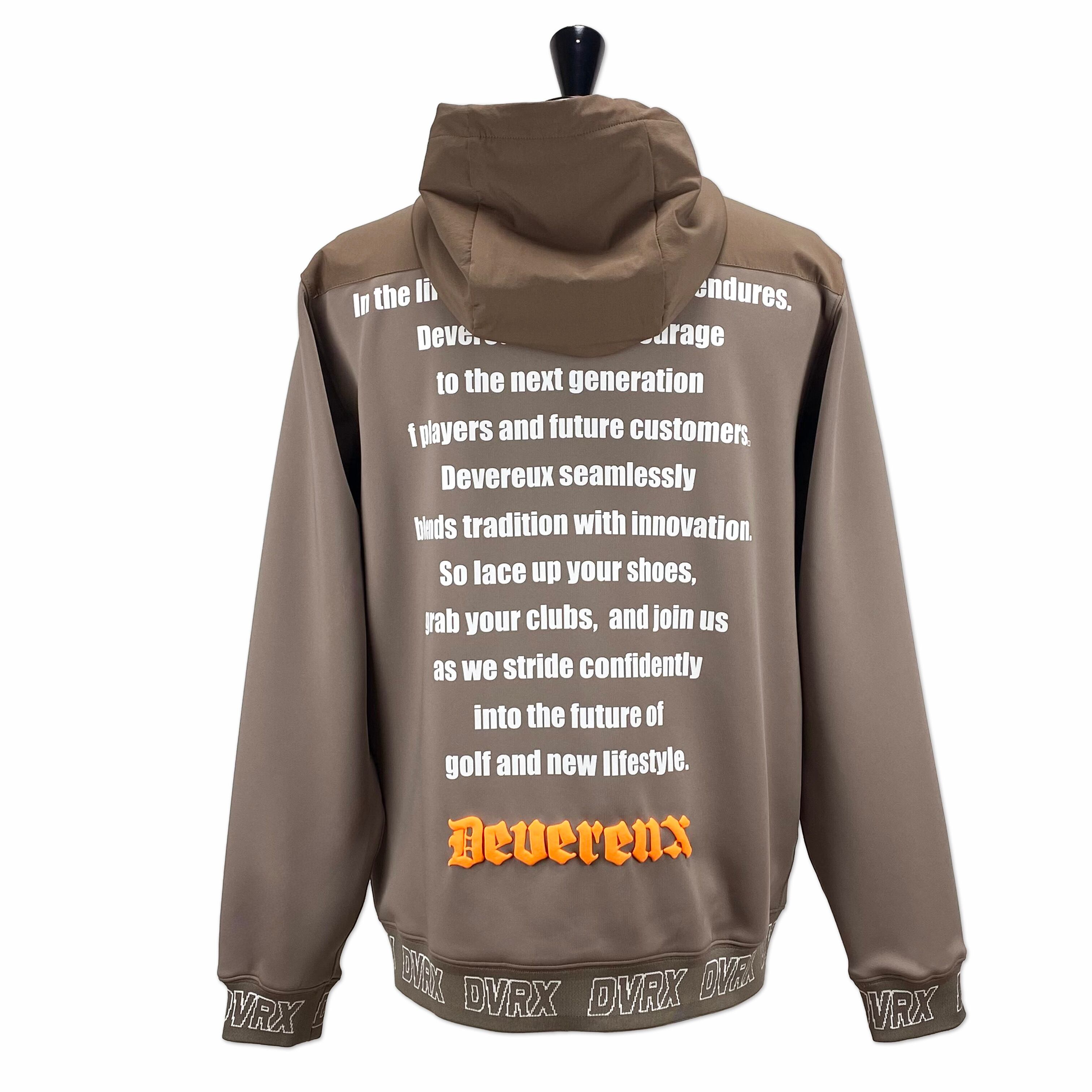 ○★新品未使用　DEVEREUX GOLF　テリングアクアZIPフーディー　M DEVEREUX GOLF】《MEN'S》DEVEREUX テリングアクアZIPフーディー