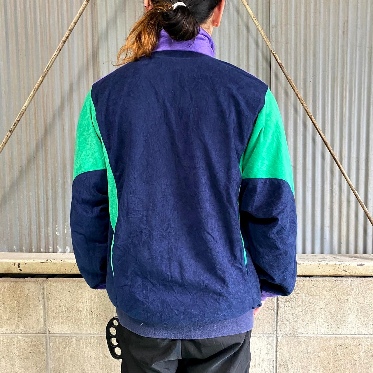 80年代 フランス製 adidas アディダス ベロアジャージ トラック 