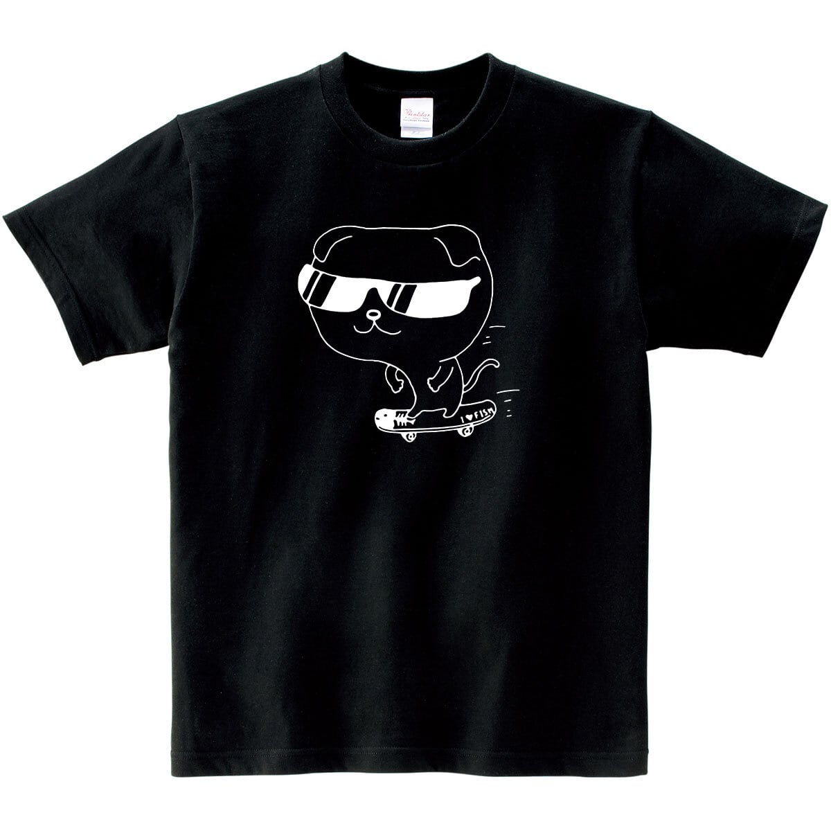 スケボーネコ Tシャツ cat22 ねこ tシャツ おもしろtシャツ 猫 ねこ アニマル ゆるキャラ ネコ好きに