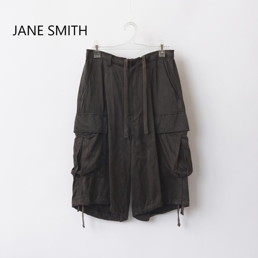JANE SMITH ジェーンスミス　ショートパンツ サイズ36 JANE SMITH/ジェーンスミス・Washed cupro 6 pocket shorts | a flat shop