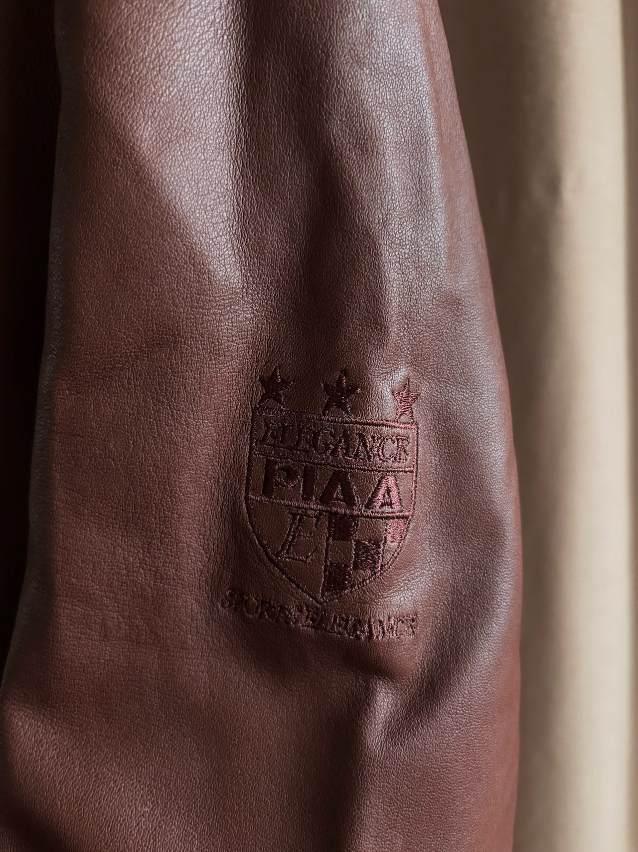 lamb leather over size jacket-5018-10