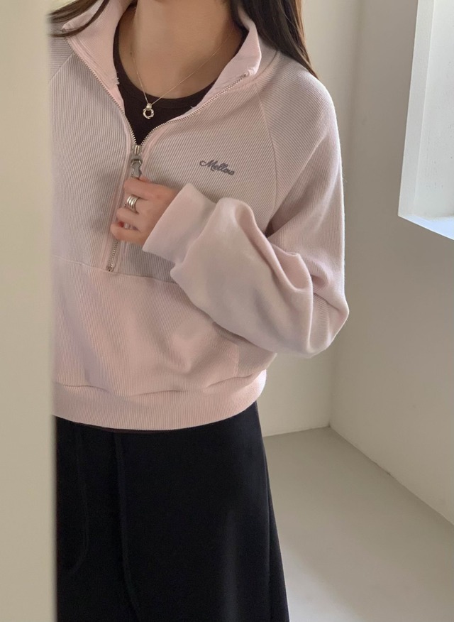 (予約) AREING / Mellow zip-up 3color