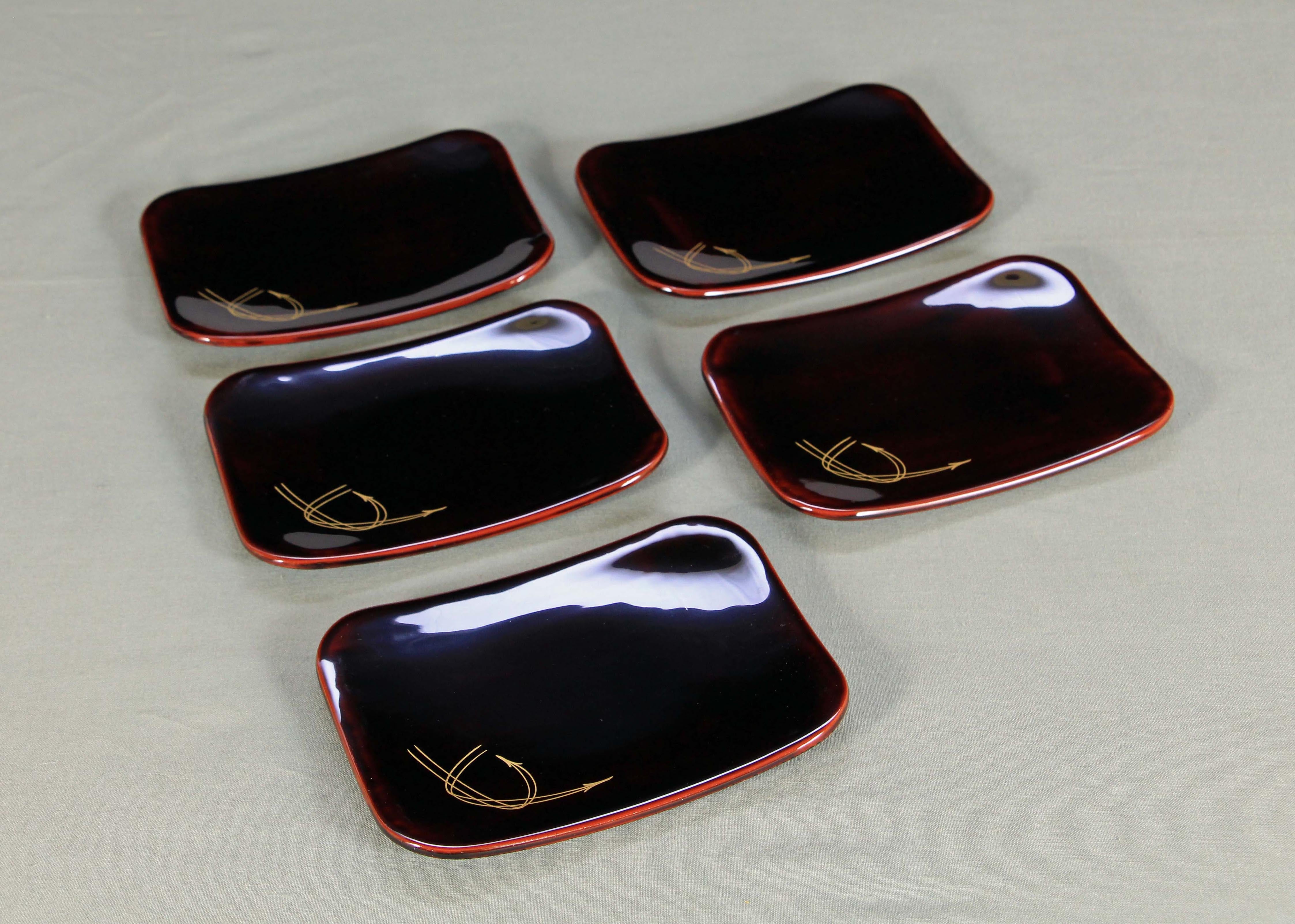 輪島塗 結び松 銘々皿 【公式通販】