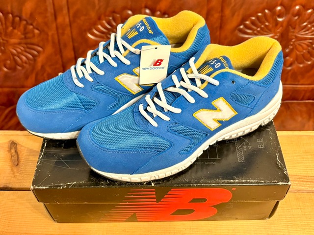 New Balance（ニューバランス）M450 BY 8 26cm EE 青/黄色 ❼ 90s