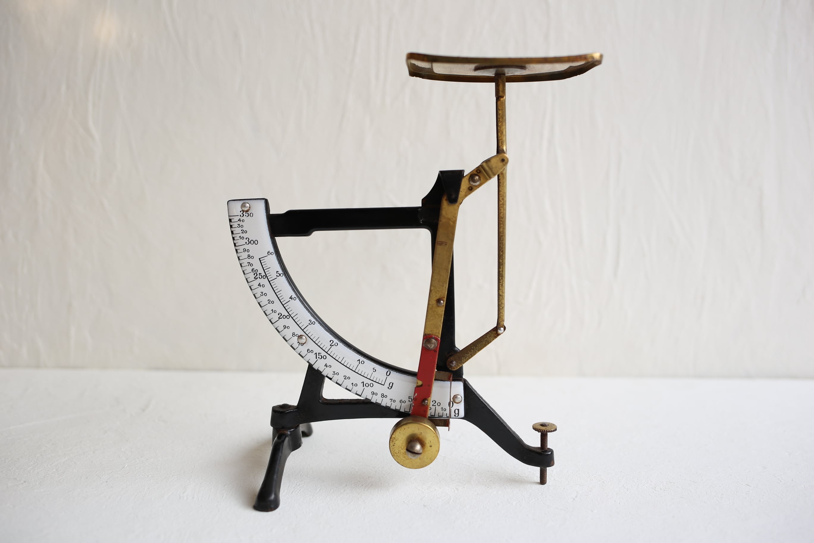 ドイツ アンティーク ヴィンテージ レタースケール ホーロー製メモリ盤 N-01905