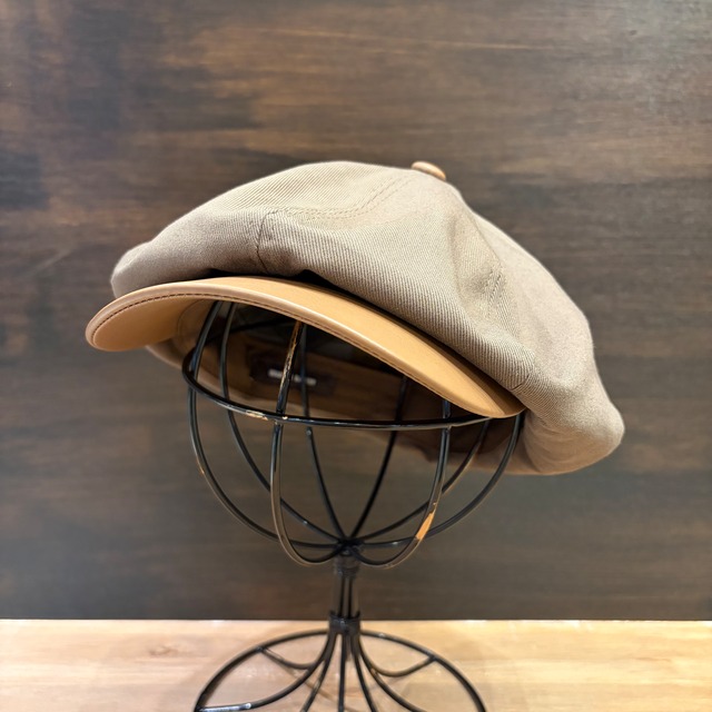 TWILL & PU LONGBILL CASQUETTE
