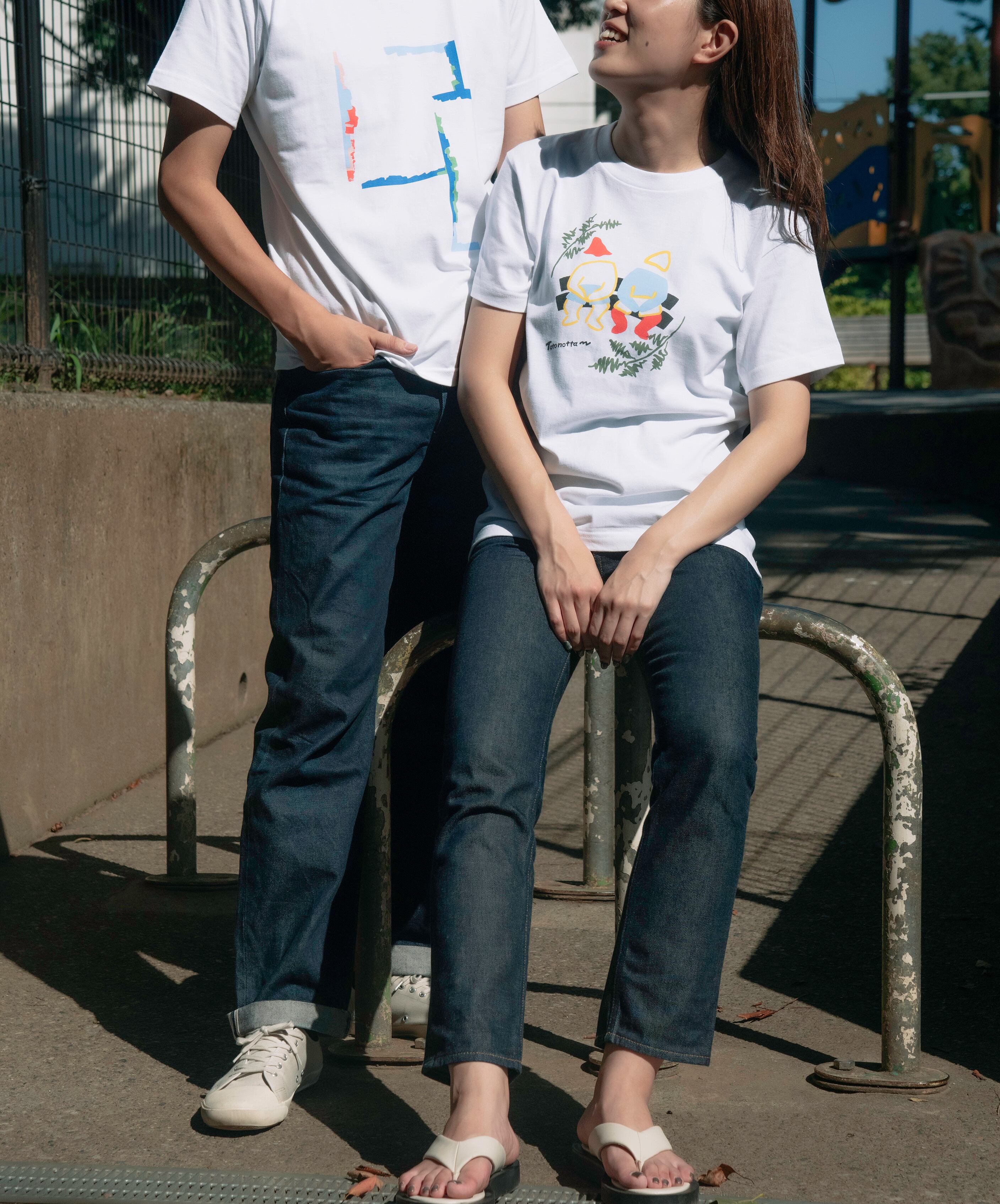 手捺染5色刷りTシャツ「サウナ」 | Kalappo(カラッポ) / 日常に