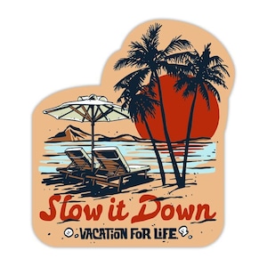 USA VFL STICKER CARD  ステッカー SLOW IT DOWN STICKER