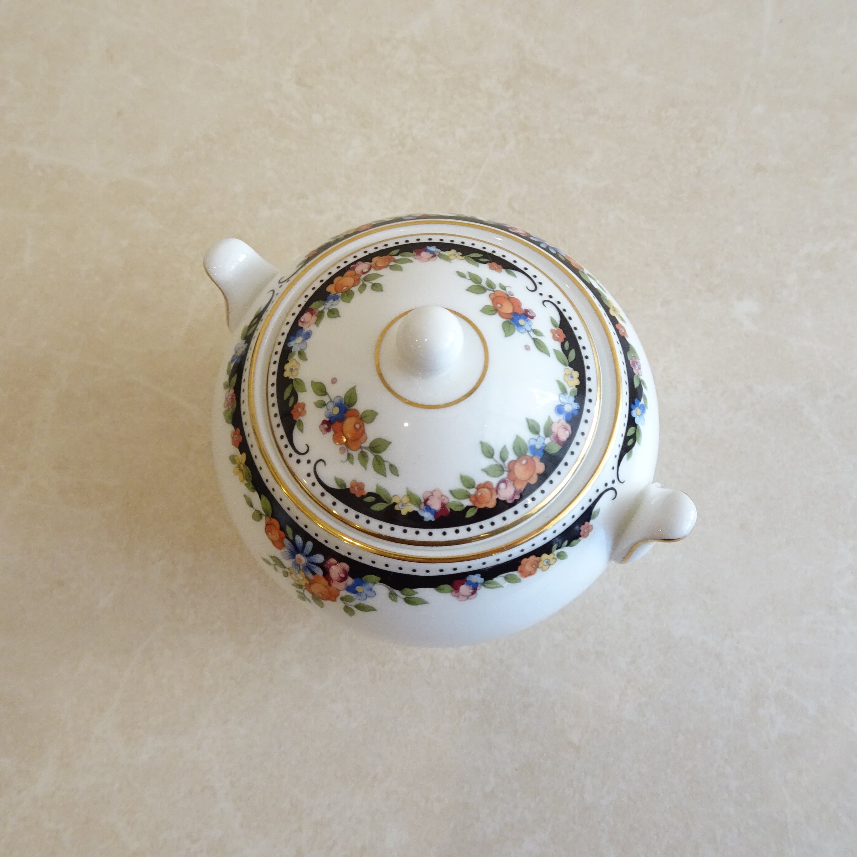 ウェッジウッド　ポット・シュガーポット Wedgwood ウェッジウッド チャーンウッド シュガーポット 砂糖入れ