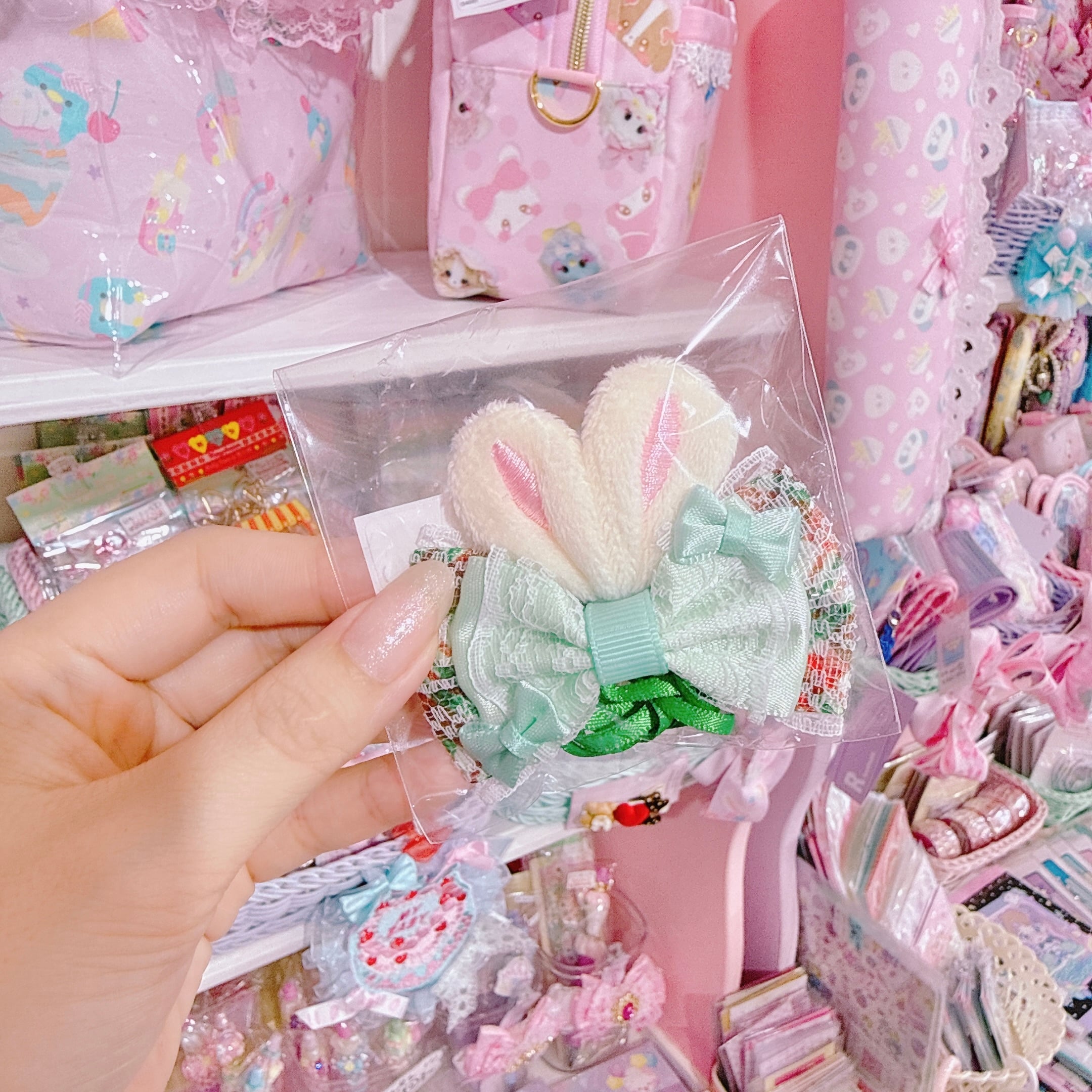 【R38】60-7ぬい用うさ耳ヘッドドレス