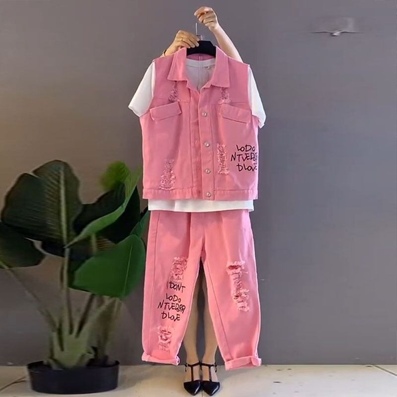 カジュアルサマープリントルーズ薄手 大きめサイズ 夏物 ミックスインファッション74134179506