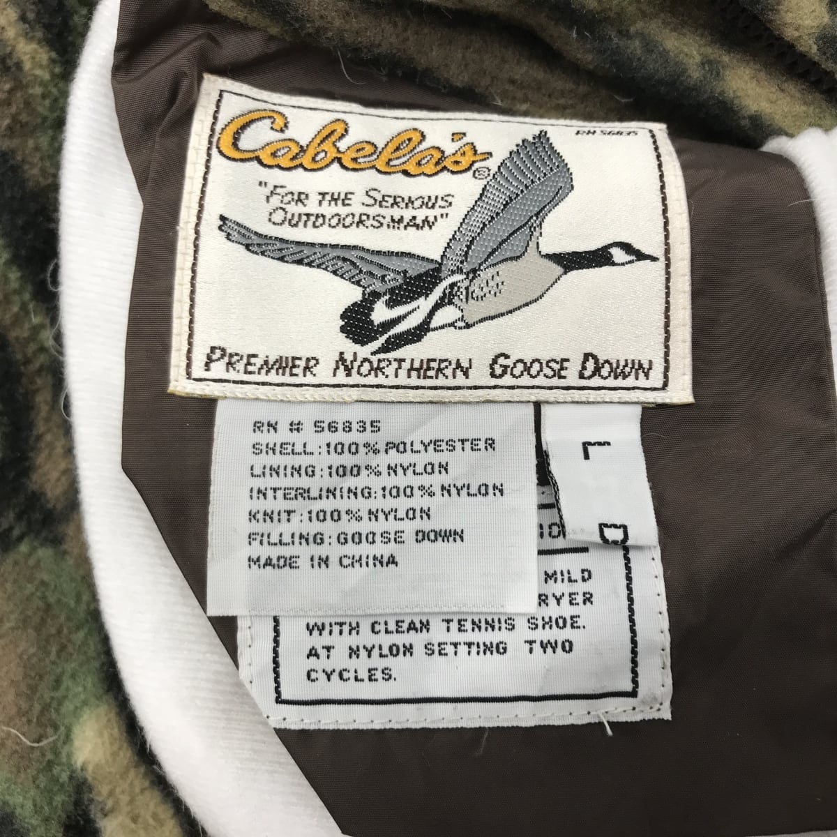 90s オールド 希少サイズ S ■ Cabelas カベラス ポケット付き 半