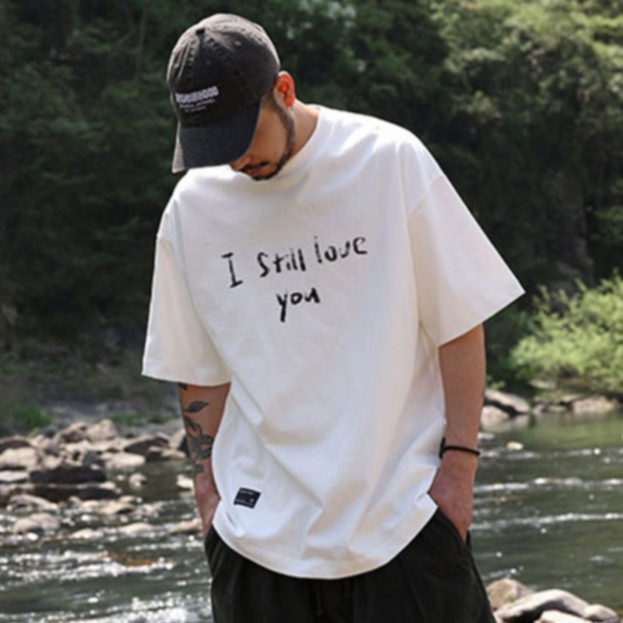 Slogan print t-shirt 0575 - 3