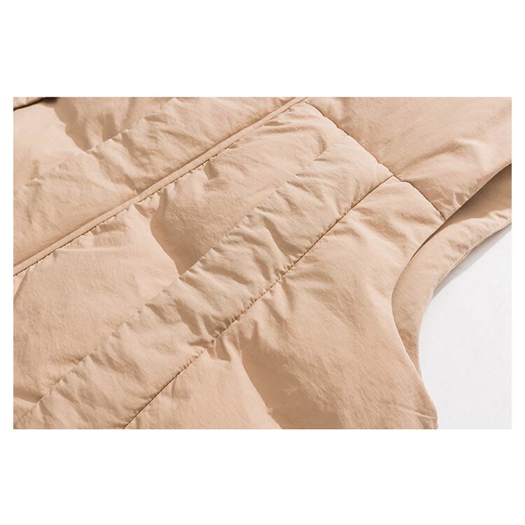 ★WARM STAND-COLLAR COTTON VEST　　A0433