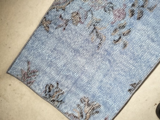 Turkish small rug 49✕100cm No.406