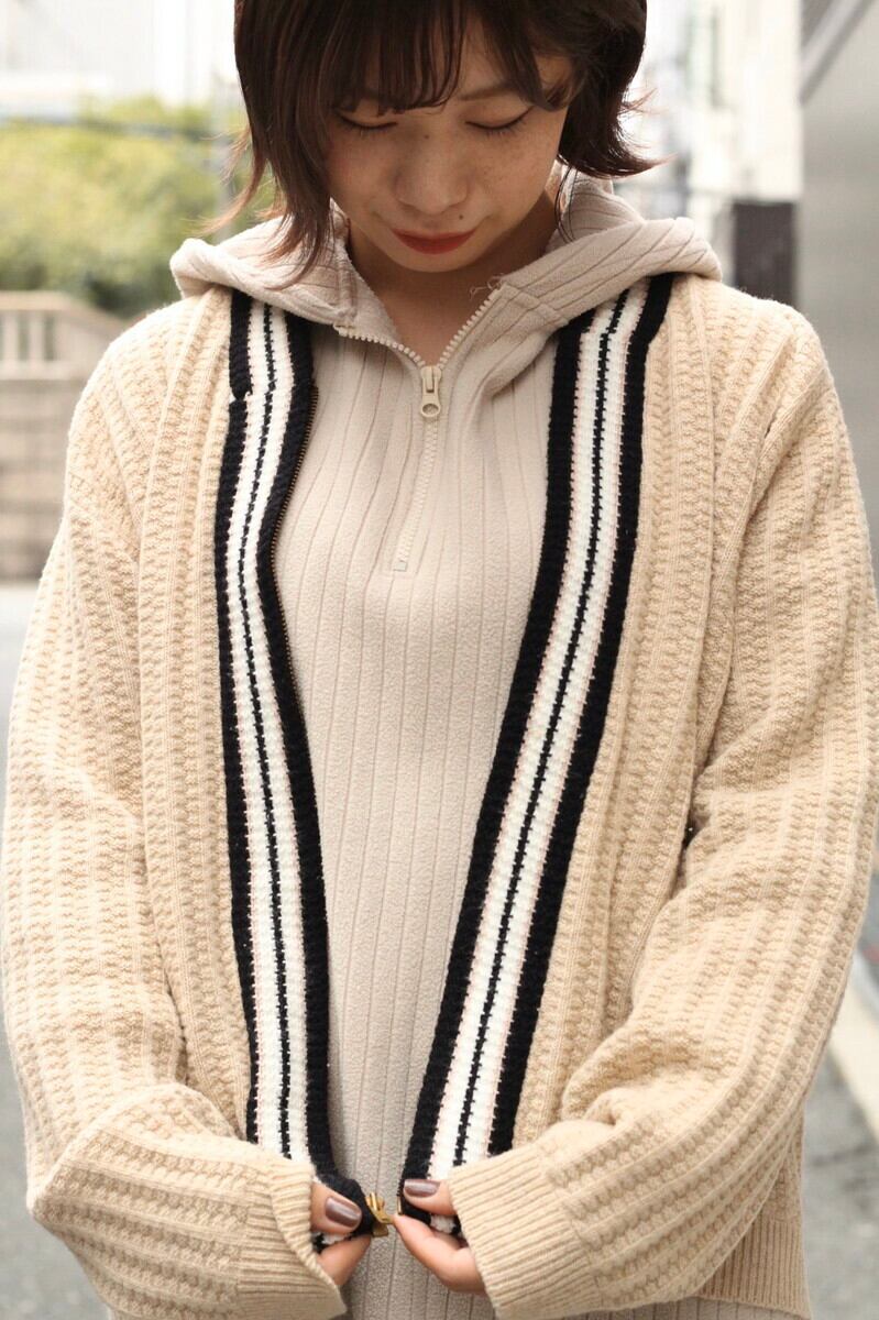 60's knit blouson