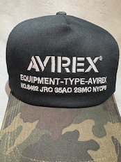 AVIREX / アヴィレックス NUMBERING MESH CAP メッシュキャップ ブラック×カモ ビックサイズ