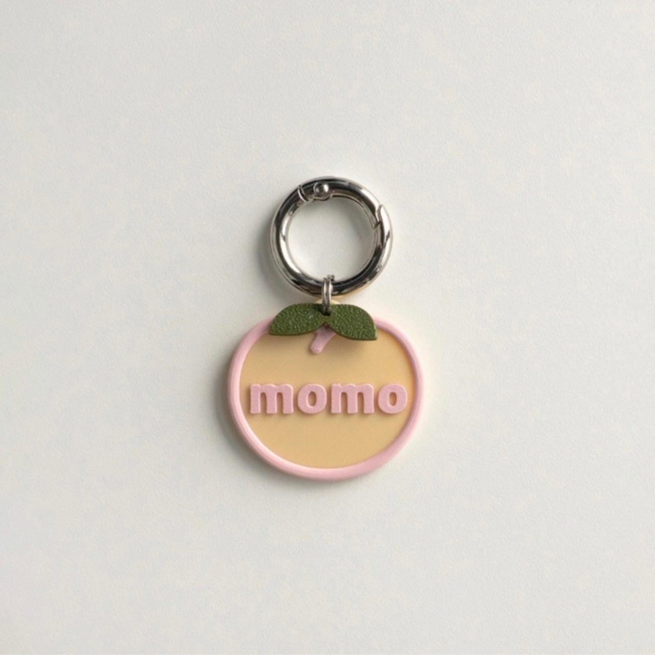 【予約】[ Snugroo ] Name Tag｜Peach（季節限定） - 1