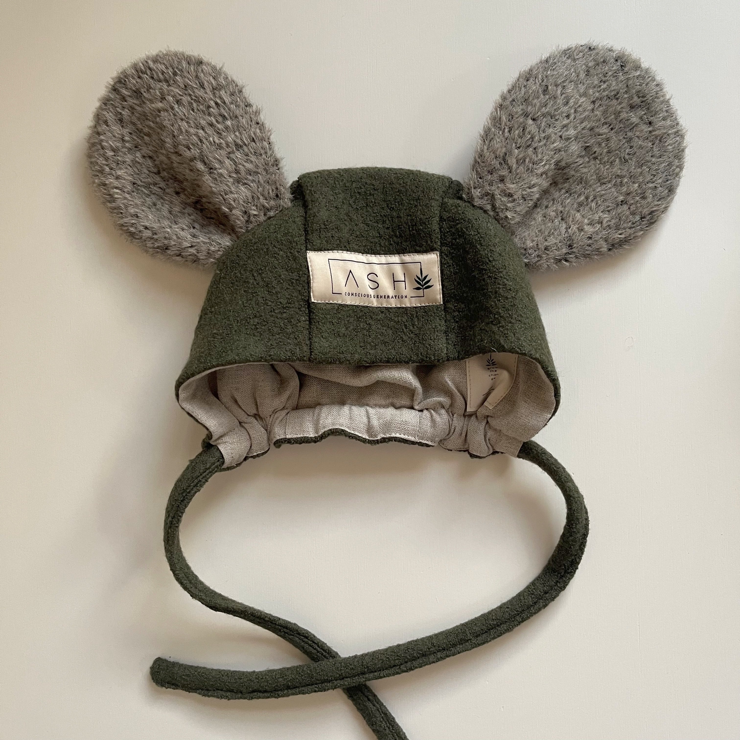 人気No.1】 アッシュジェネレーション wool bear bonnet kids-nurie.com