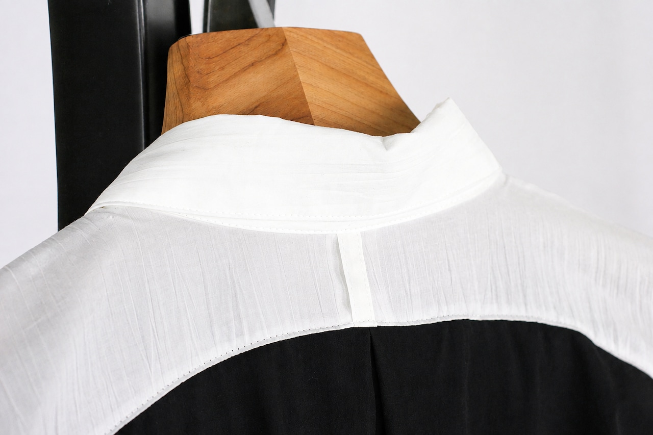 【ASEEDONCLÖUD】 Market shirt coat / Black