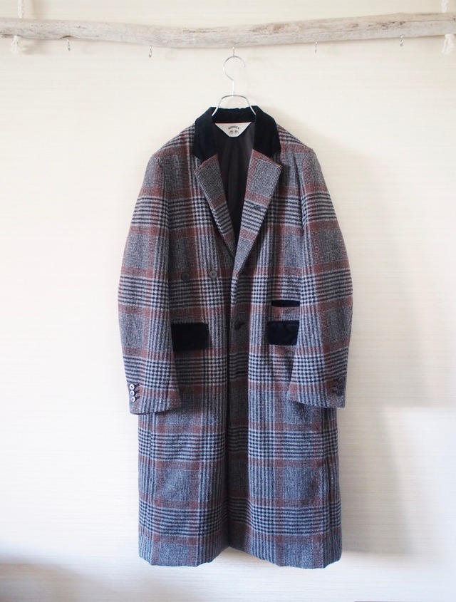 【SUNSEA】17AW check primaloft-coat