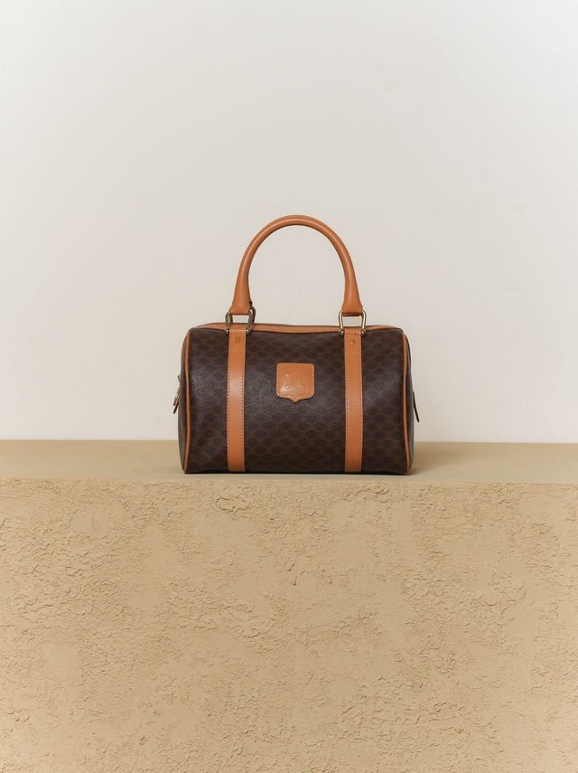 CELINE セリーヌ マカダム柄 w30 ボストンバッグ