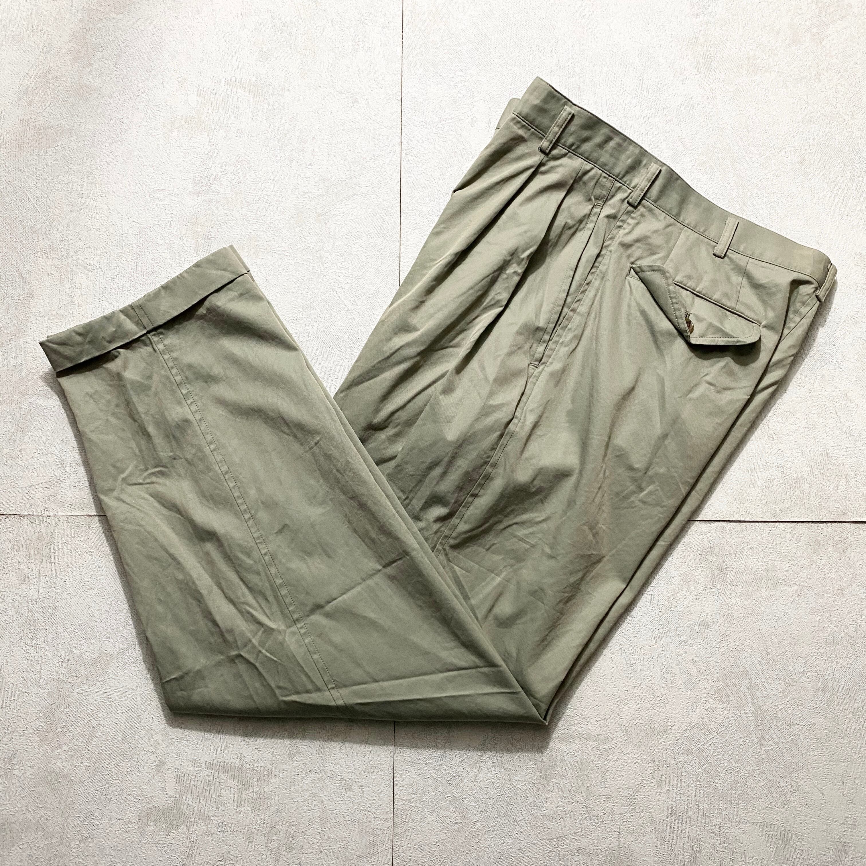 1997's COMME des GARCONS HOMME iridescent color tucked pants