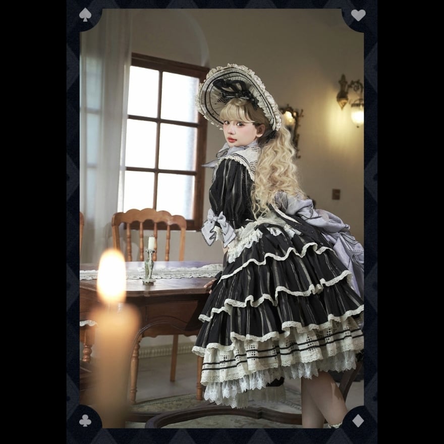 Classical Puppet クラロリ ドレス+ボンネット 2点セット｜撮影会