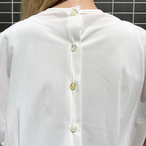 VINTAGE 50's nylon sheer lace blouse