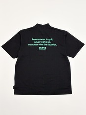 SMALL BOX S/S MOCK NECK BLACK