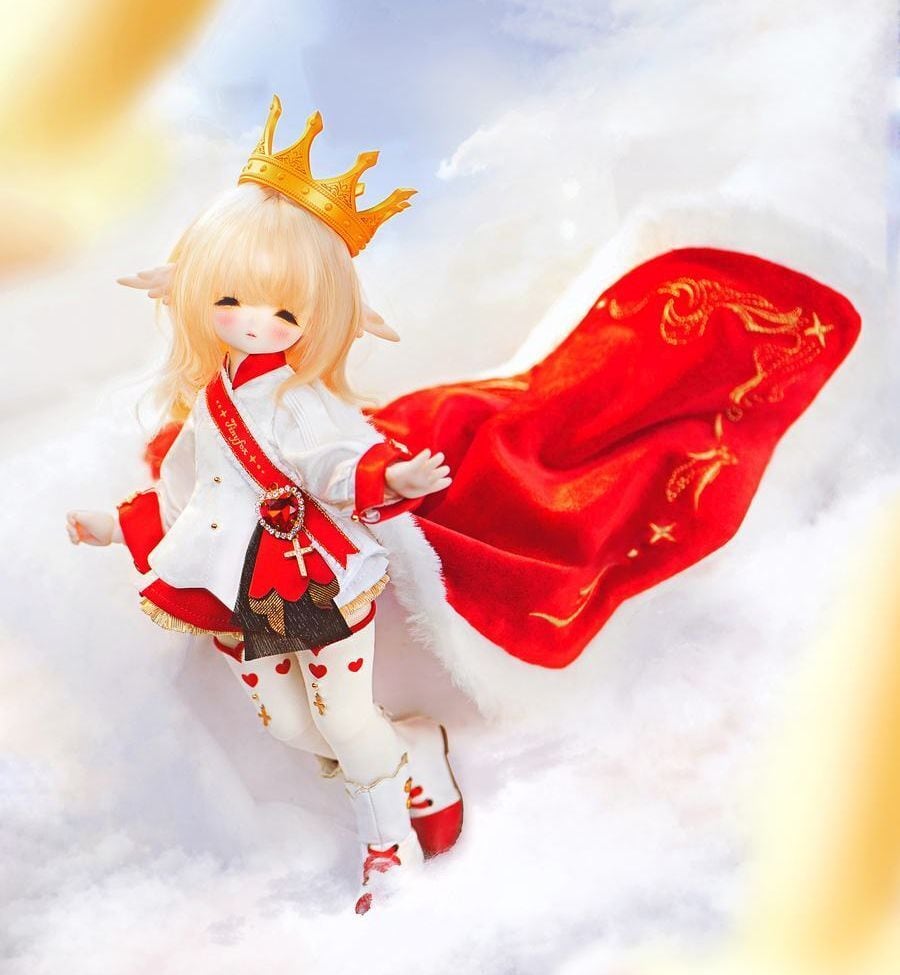 世界300体限定】TINY FOX◇MJDドール フルセット Fox King 狐狐国王
