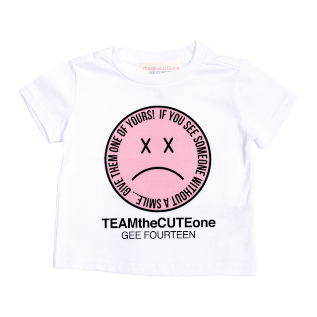 【TEAMtheCUTEone】 SMILE SADNESS Kids Tee