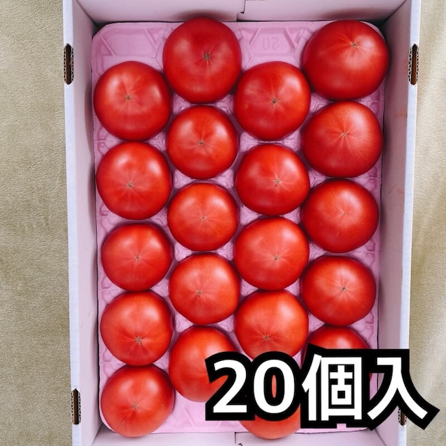 新鮮桃太郎トマト　20個入　4㎏以上  ３５００円