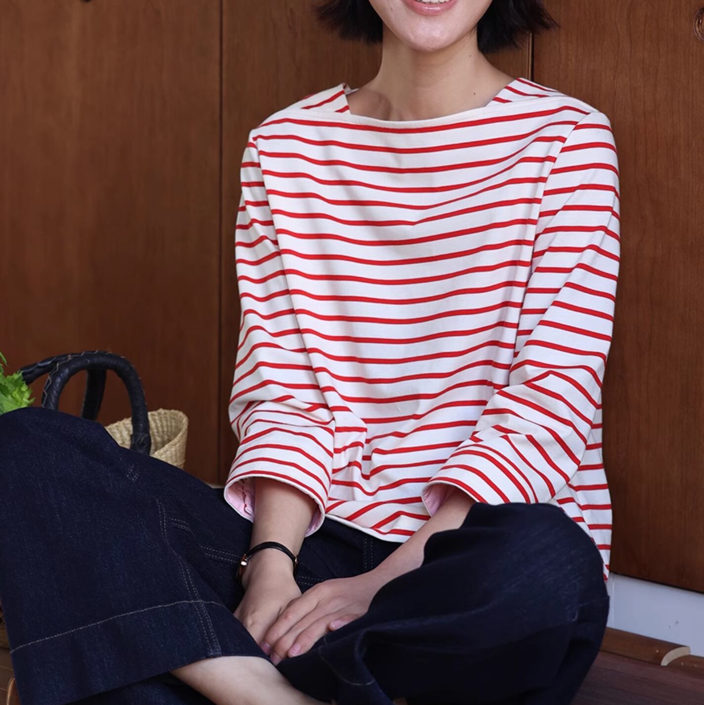 French Red Stripe T-shirt