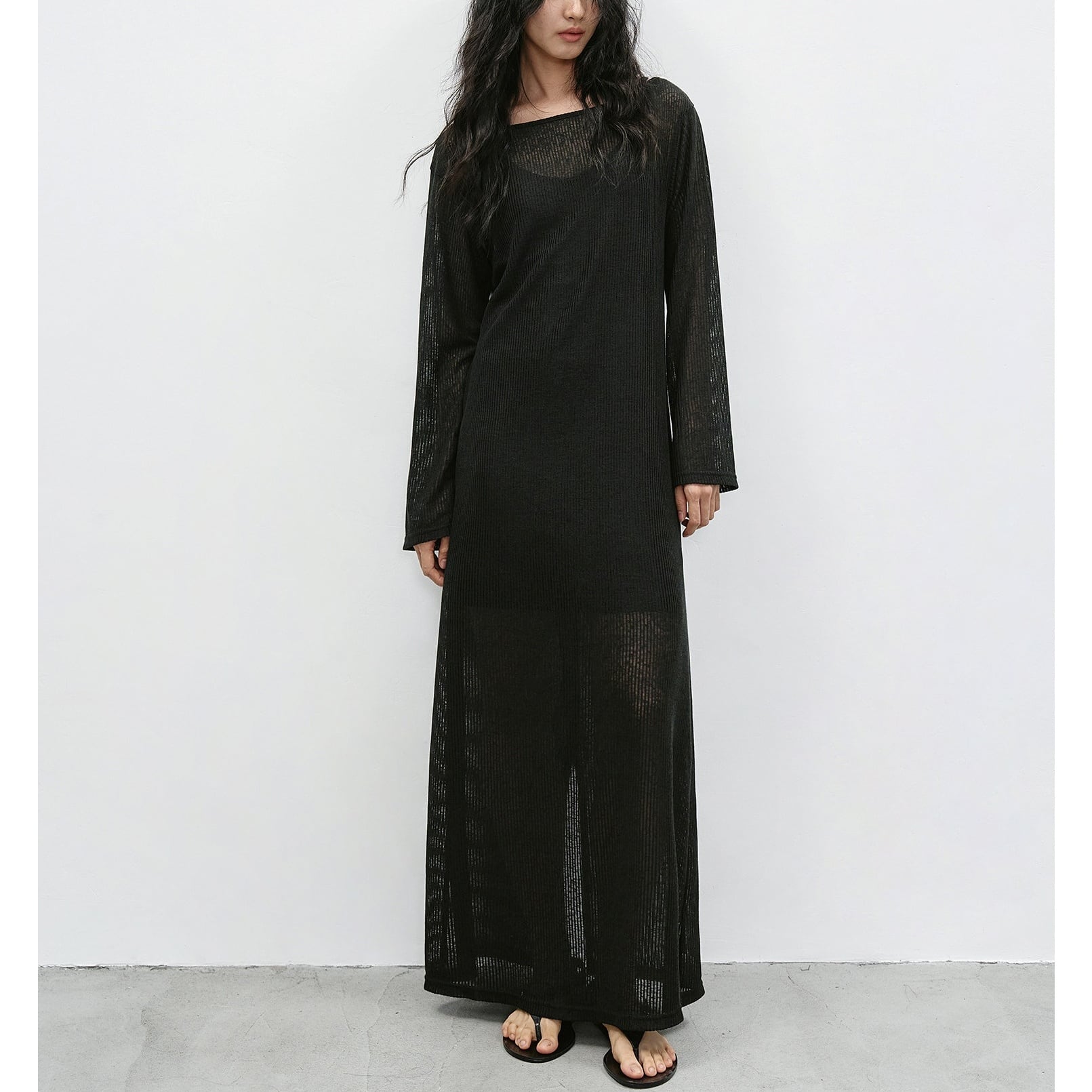sheer long onepiece k-0113