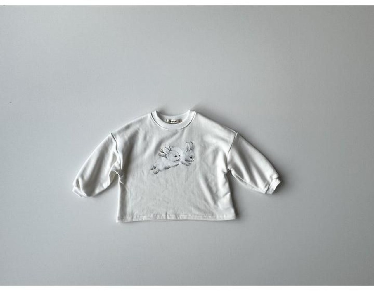 ルプティモ / le petit mo / うさぎオーバーTシャツ / 韓国子供服 / キッズ / 26winter〖取寄〗*XS~XL*