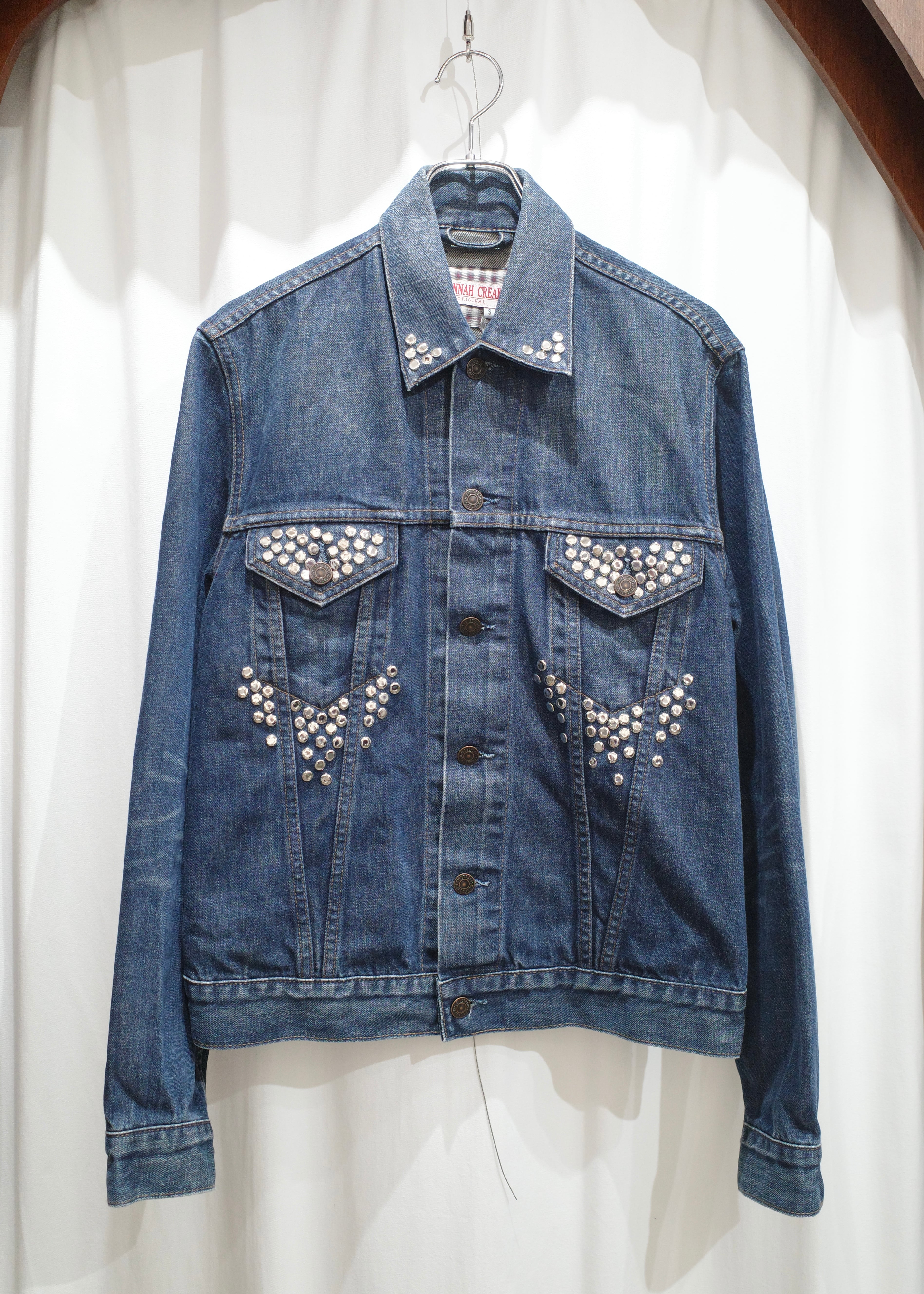 HANNAH CREAK Studded Denim Jacket | HOME
