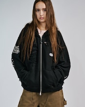 レースバックダメージフーディー (GRAY) CQ-49084