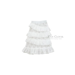 [Z’AN CLOVER] Romantic Lace Skirt +fee4 / [지안클로버] 로맨틱레이스스커트