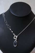 デントリックアゲートのロングネックレス　