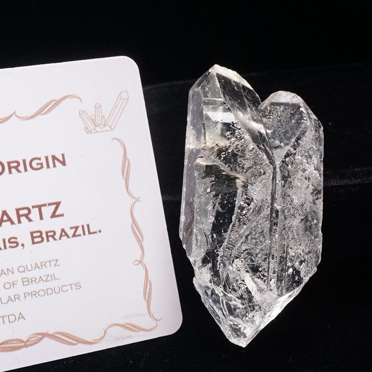 レムリアンシード 水晶 原石 ブラジル ミナスジェライス州 コリント産 証明書付属 一点物 271-694